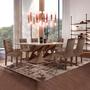 Imagem de Conjunto Mesa com Vidro e 6 Cadeiras 170cmx90cm Barcelona Yescasa