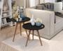 Imagem de Conjunto Mesa de apoio e Lateral Isa Preto-Cal Moveis