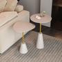 Imagem de Conjunto Mesa de Canto Napoli Metal 65cm X 40cm X 40cm