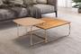 Imagem de Conjunto Mesa de Centro Kairos Base Cobre LarFlex