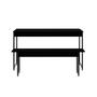 Imagem de Conjunto Mesa de Jantar com 1 Banco Estilo Industrial Active Yescasa