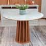 Imagem de Conjunto Mesa de Jantar com 4 Cadeiras de Tela Freijó 100% MDF Bege Dalla Costa