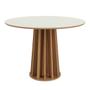 Imagem de Conjunto Mesa de Jantar com 4 Cadeiras de Tela Freijó 100% MDF Bege Dalla Costa