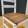Imagem de Conjunto Mesa De Jantar Com 4 Cadeiras Madeira Maciça 100x80