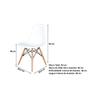 Imagem de Conjunto Mesa De Jantar Eiffel 90cm Preta Com 4 Cadeiras