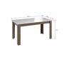 Imagem de Conjunto Mesa de Jantar Elegante 4 Cadeiras Assento Estofado Móveis Canção