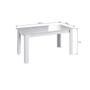 Imagem de Conjunto Mesa de Jantar Fixa 4 Cadeiras Com Assento Estofado Móveis Canção