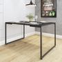 Imagem de Conjunto Mesa de Jantar Industrial com 4 Cadeiras Base Madeira Eames Espresso Móveis