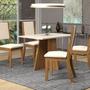 Imagem de Conjunto Mesa de Jantar Leblon com 4 Cadeiras  Móveis