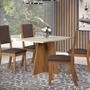Imagem de Conjunto Mesa de Jantar Leblon com 4 Cadeiras  Móveis