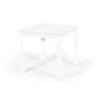 Imagem de Conjunto Mesa de Jantar Quadrada Sofia Branca 80x80cm com 4 Cadeiras Eames Eiffel - Cinza