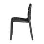 Imagem de Conjunto Mesa de Jantar Redonda Eiffel Preta 80cm com 4 Cadeiras Gruvyer - Preto