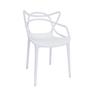 Imagem de Conjunto Mesa de Jantar Redonda Laura 120cm Branca com 4 Cadeiras Allegra - Branco