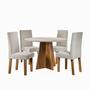Imagem de Conjunto Mesa de Jantar Redonda Spirit com 4 Cadeiras Móveis