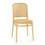 Imagem de Conjunto Mesa de Jantar Redonda Talia Branca Amadeirada 120cm com 6 Cadeiras Roma - Nude