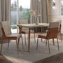 Imagem de Conjunto Mesa de Jantar Retangular 120cm + 4 Cadeiras Hug PR