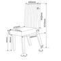 Imagem de Conjunto Mesa de Jantar Retangular Amore 120x80cm com Vidro e 4 Cadeiras