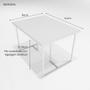 Imagem de Conjunto Mesa de Jantar Retangular Pinus 4 Cadeiras Estofado Riviera Industrial Dourado