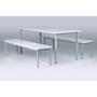 Imagem de Conjunto Mesa de Refeitório com 6 lugares com banco separado