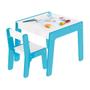 Imagem de Conjunto Mesa E Cadeira Infantil Azul 991 - Junges