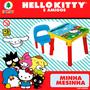 Imagem de Conjunto Mesa E Cadeira Temático Hello Kitty Infantil Colorida Mesinha - Monte Líbano