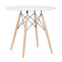 Imagem de Conjunto - Mesa Eames 80 cm + 2 cadeiras Eames Eiffel DSW