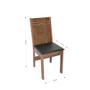 Imagem de Conjunto Mesa Elane Redonda Bronze/off White Com 4 Cadeiras Elane Bagum Preto