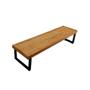 Imagem de Conjunto Mesa Industrial Lanna 2,00m Ferragem Preta com 2 Banco Industrial Lanna