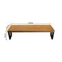 Imagem de Conjunto Mesa Industrial Lanna 2,00m Ferragem Preta com 2 Banco Industrial Lanna