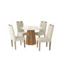 Imagem de Conjunto Mesa Jade com 4 Cadeiras