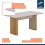Imagem de Conjunto Mesa Julia com Vidro com 6 Cadeiras Madeira Maciça Lara