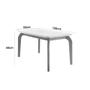 Imagem de Conjunto Mesa Liz 120cm Com Vidro 4 Cadeiras Athenas Grafite