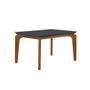 Imagem de Conjunto Mesa Liz 120cm Com Vidro 4 Cadeiras Athenas Grafite