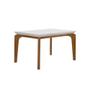 Imagem de Conjunto Mesa Liz 120cm Com Vidro 4 Cadeiras Off White