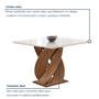 Imagem de Conjunto Mesa Luna 100cm com 4 Cadeiras Arizona Tampo Slim Plus com Vidro