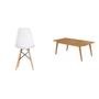 Imagem de Conjunto Mesa MDF com 6 Cadeiras Eames PP