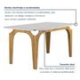 Imagem de Conjunto Mesa Melina 170cmx90cm com 6 Cadeiras Carolina Tampo Smart Plus com Vidro