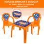 Imagem de Conjunto Mesa Mesinha Infantil Com Duas Cadeiras