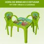 Imagem de Conjunto Mesa Mesinha Infantil Com Duas Cadeiras