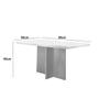 Imagem de Conjunto Mesa Olímpia 90cm Tampo Em Mdf 4cad Grafite