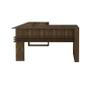 Imagem de Conjunto Mesa para Computador e Balcão 2 Portas para Escritório Nogal - FdECOR
