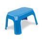 Imagem de Conjunto Mesa Pequena Branca C/ Estampa + Banqueta Infantil