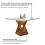 Imagem de Conjunto Mesa Quadrada com Vidro e 4 Cadeiras 100cmx100cm Barcelona Yescasa
