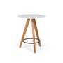 Imagem de Conjunto Mesa Redonda Aline 70cm Branca com 2 Cadeiras Eames Eiffel - Verde