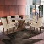 Imagem de Conjunto Mesa Redonda com Vidro e 6 Cadeiras Tampo 120cmx120cm Barcelona Yescasa