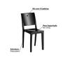 Imagem de Conjunto Mesa Redonda Tubular com 4 Cadeiras Hydra Plus - Preto