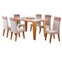 Imagem de Conjunto Mesa Requinte Com 6 Cadeiras Veneza Viero
