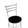 Imagem de Conjunto Mesa Retangular 70x120cm Cinza Com 4 Cadeiras Epoxi