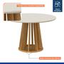 Imagem de Conjunto Mesa Rose com 4 Cadeiras Madeira Maciça Lara