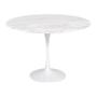 Imagem de Conjunto Mesa Saarinen Redonda Espirito Santo 107cm + 4 Cadeiras Eames DSW - Branca